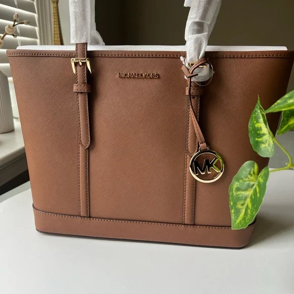 Michael Kors Sofiano Leather Top-zip tote bag. NWT - Picture 4 of 12